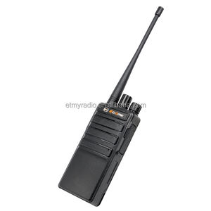 Talkie-walkie analogique portable UHF 5W à 16 canaux, portée 2 km, fin et économique, interphone radio bidirectionnel ET-99 - Product Image 2