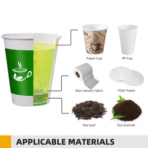 Máquina de Enchimento de Folhas de Chá Totalmente Automática para Copos de Papel de Bebidas Quentes com Dupla Parede - Product Image 3