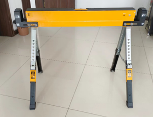 Saw Horse Sawhorse le migliori gambe pieghevoli pieghevoli portatili a rilascio automatico hanno visto cavalli - Product Image 2