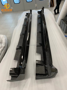 Jupes latérales en fibre de carbone de qualité supérieure pour <span class=keywords><strong>Mercedes</strong></span> Glc63s Amg, jupes latérales pour pare-chocs de voiture - Product Image 2
