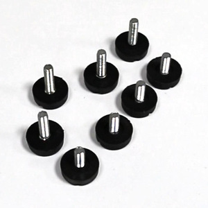 Furniture Leg M6 <b>Adjustable</b> Feet Black Cabinet Screw Easy Installation Minimalist Design - Product Image 3