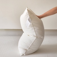 Coussin d'insertion de lit rectangulaire blanc, rafraîchissant, avec logo personnalisé, pour hôtels et usage domestique, avec soutien cervical, vente en gros