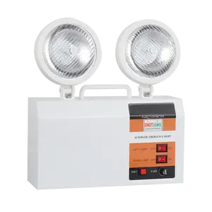 Emergency Lights for Business Battery Backup Two Heads Adjustable LED Emergency Lighting outdoor ceiling light