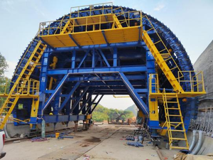 Современная стальная туннельная опалубка с регулируемой высотой HenanXingKun марки 6 м/9 м/12 м для строительства туннелей - Product Image 3