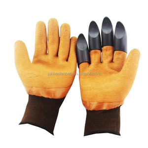 Graven van grond Tuinhandschoen Groen Zacht latexschuim Werkhandschoenen Ademende tuinhandschoenen Werkhandschoen voor het planten van bloemen met klauwen - Product Image 2