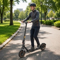 Trottinette électrique pliable étanche avec moteur 350W, batterie lithium 36V 10.4Ah, vitesse 25km/h, contrôle par application, autonomie numérique 25-30km - Entrepôt UE/US