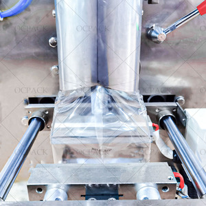 Machine <span class=keywords><strong>d</strong></span>'emballage automatique pour sacs de 50g et 100g, remplissage de sacs en papier, sucre, granulés, céréales, riz, haricots noirs, pois, fèves de chocolat - Product Image 5