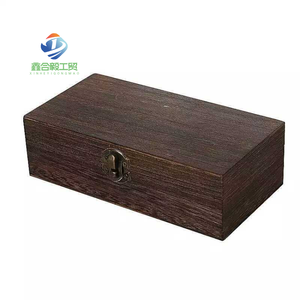 Joyero de madera pequeño hecho a mano con cubierta con bisagras para Rock Collection Pin Display Premium Fabrication Services - Product Image 2