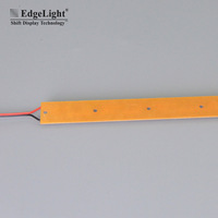 Boîte à lumière Soft Film Kabu avec rétroéclairage ; Bande lumineuse diffuse 12V ; Perles LED 2835 ; Bande LED rigide enroulable en aluminium avec indice de protection IP20