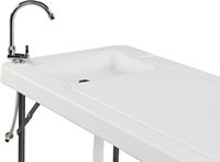 Table pliante en plastique HDPE pour la pêche en plein air