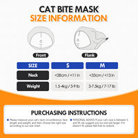 Collier de récupération respirant pour chat, anti-léchage et anti-griffures, cône de protection, vision claire, collier souple et réglable pour animaux de compagnie, chapeau respirant