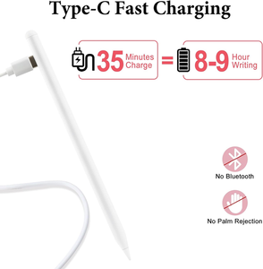 Gran oferta VONN Active Capacitive Stylus Pen Cuerpo de metal con punta POM Pantalla táctil <span class=keywords><strong>para</strong></span> <span class=keywords><strong>iPad</strong></span> Lápiz Dibujo Escritura digital Pintura - Product Image 4