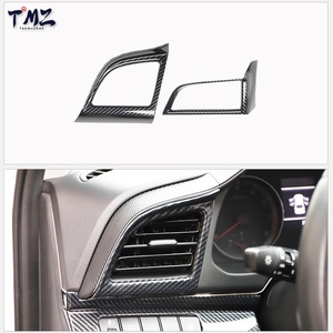 Full Set LHD Carbon Fiber Dashboard Center Console Decor Stickers Black Stripe Trim Covers for Elantra 2019-2020 TMZ - Product Image 3
