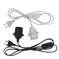Douille de lampe LED E27 de 1,8 m de long, 250 V 4 A 303, avec interrupteur marche/arrêt, adaptateur convertisseur pour support de suspension de lampe LED