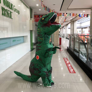 Costume <span class=keywords><strong>de</strong></span> mascotte t-rex personnalisé pour enfants, costume <span class=keywords><strong>de</strong></span> dinosaure t-rex gonflable, vente en gros - Product Image 3