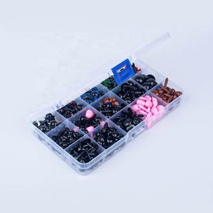 <span class=keywords><strong>Yeux</strong></span> <span class=keywords><strong>de</strong></span> sécurité colorés pour poupées, 560 pièces, <span class=keywords><strong>yeux</strong></span> et nez en plastique, 6-12 <span class=keywords><strong>mm</strong></span>, noirs, avec 280 accessoires PS Fantasy - Product Image 4