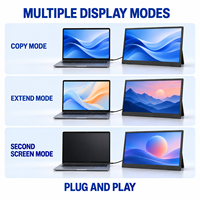 Écran portable 4K UHD IPS de 18,4 pouces pour les cours de géométrie en ligne, moniteur de jeu