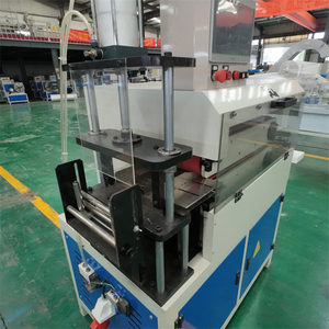 Shuangda 280mm otomatik PVC tüp kesme çekirdek paslanmaz çelik alaşım PLC cihazı uzaktan kumanda ağır plastik kauçuk makineleri - Product Image 3