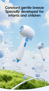Secador de Pelo Inalámbrico para Bebés, Baja Temperatura, Aire Suave, Diseño Portátil de Plástico, 3 Velocidades, Uso Doméstico y en Hoteles - Product Image 2