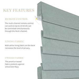 Châu Âu tùy chỉnh Shades mềm vải của nhãn hiệu rèm cuốn rèm cửa phòng khách của cửa sổ - Product Image 4