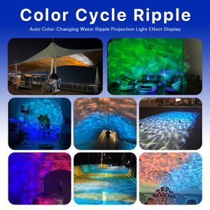 Projecteur d'ondes lumineuses LED pour discothèque, effet vague d'eau colorée |   Lumière d'effet de scène personnalisable pour banquets, bars et clubs, prise en charge ODM/OEM - Product Image 3