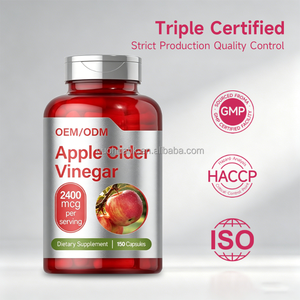 Capsules de vinaigre de cidre de pomme, complément alimentaire, 150 unités, OEM ODM, soutien au bien-être des adultes - Product Image 4