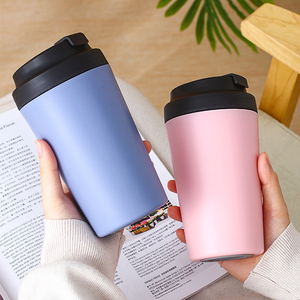 แก้วกาแฟเคลือบเซรามิก 12 ออนซ์ แก้วเดินทางเคลือบเซรามิก ลายพิมพ์โลโก้ตามสั่ง แก้วเก็บความร้อนด้านในเซรามิก - Product Image 6