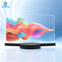 Pantalla Publicitaria OLED Curva, Flexible y Transparente, con Revestimiento AR Ultrafino para Resolución 2.1 4K, Compartición de Punto de Acceso WiFi 1