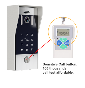 <span class=keywords><strong>Videoportero</strong></span> Inteligente con Pantalla LCD de 10 Pulgadas y Resolución 1080P, Sistema de Intercomunicación WiFi de <span class=keywords><strong>4</strong></span> Cables con Botón de Llamada, Pantalla Táctil Completa para Casa o Villa, Color Plateado - Product Image 2