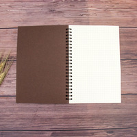 CUSTOM A5 Journal Nude Binding Plain Kraft papier Cover Notebook mit g/m² leeren Seiten Skizzenbuch, Zeichnung Aquarell Notebook