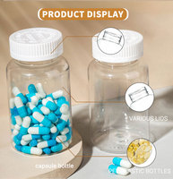 Bouteille de capsule unique de 250ml Emballage de bouteille de capsule scellable Premium de supplément à base de plantes