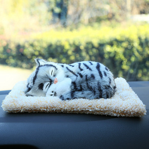 Commercio all'ingrosso 350g di carbone di bambù cane di simulazione di peluche per rinfrescare auto ornamento per la casa con profumo di sfiato giocattolo per cani dormito - Product Image 2