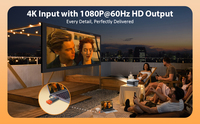 Sans fil pour décodeur HDMI 4K Ultra-Low Latency Plug Play Gaming 1080P 60Hz Output for Home Theater Easy 50m Transmission Laptop