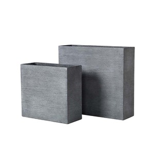 Tốt Nhất Người Bán Quảng Trường Lớn Ngoài Trời Trồng Ngoài Trời Trồng Chậu Bình Trọng Lượng Nhẹ Bê Tông Trồng Chất Lượng Cao - Product Image 2