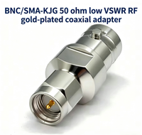 Connecteur de calibration RF BNC/SMA-KJG1 50 Ohm à contacts mâles et femelles plaqués or, DC-18GHz, faible VSWR