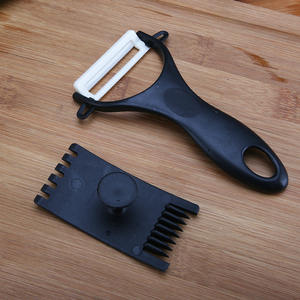 Juego de Cuchillos Multifuncionales de Acero Inoxidable de 5 Piezas, con Mangos de Plástico Negro/Plateado, Logotipo Personalizado, Ambidiestros, Más Vendidos - Product Image 3