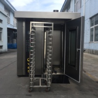 Carro comercial para horno de aire caliente Darepa, máquina rotativa para hornear de 16 bandejas para hoteles con tecnología Digital para hornear frutas de maíz
