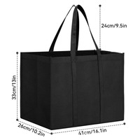 Sac fourre-tout personnalisé en non-tissé, réutilisable, promotionnel, avec poignée, pour la vente au détail et les événements