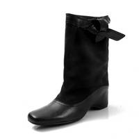 Bottes longues pour femmes, bottines moto et biker, chaussures femme, vente en gros