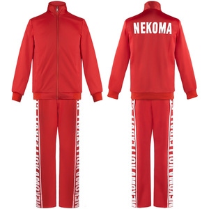 Haikyuu!! Tenue de cosplay Otokoma High School Kozume Kenma, ensemble complet rouge en coton, Costume d'anime pour jeu de rôle - Product Image 5