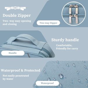 Xách Tay PVC Hai Lớp Điện Tử Tổ Chức Lưu Trữ Túi Dây Kéo Cho Du Lịch-Dây Sạc Điện Thoại Di Động Thẻ <span class=keywords><strong>SD</strong></span> Trường Hợp - Product Image 6