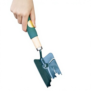Ensemble d'outils de jardinage pour la maison, 3 pièces, pelle, fourche, râteau pour plantes en pot, ameublissement du sol, balcon, cour, bricolage - Product Image 2