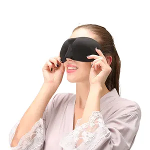 หน้ากากปิดตาสำหรับผู้หญิงและผู้ชายผ้าปิดตาแบบนุ่มพกพาสำหรับ3D ของขวัญขั้นสูงตามสั่งสำหรับเดินทาง