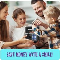 Tirelire électronique pour enfants avec code ATM, coffre-fort, lumières et sons, jouet en plastique pour enfants