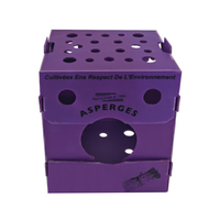 Emballage pour asperges Yuexin, en plastique Coroplast empilable, imperméable, réutilisable et recyclable, boîte en PP ondulé