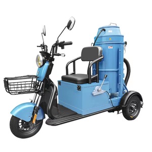 Industrial Vacuum Cleaner Electric 2500W Wet Dry Canister Three Wheel Cart For Workshop Cleaning - Product Image 1