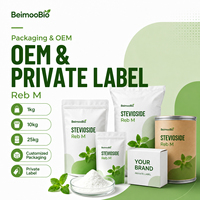 Stevia Reb M Orgánica USDA en Polvo 95% para Matcha, Postres, Wagashi, Confitería, Mercado Japonés, Edulcorante de Grado Premium