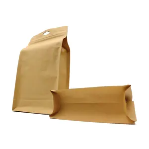 Production Kraft Paper/Aluminum Foil Plastic Packaging Bag Factory Holographic Mylar Bag Standing 3 Sides/8 Sides Sealed FoodBag