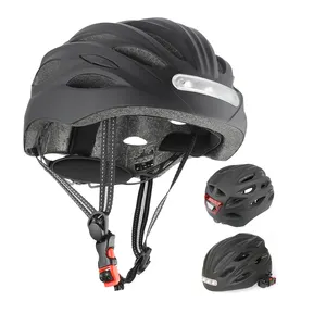 Custom Logo City Outdoor Black Luminous Climbing Mountain Scooter Cycle Bike Bicycle Helmet