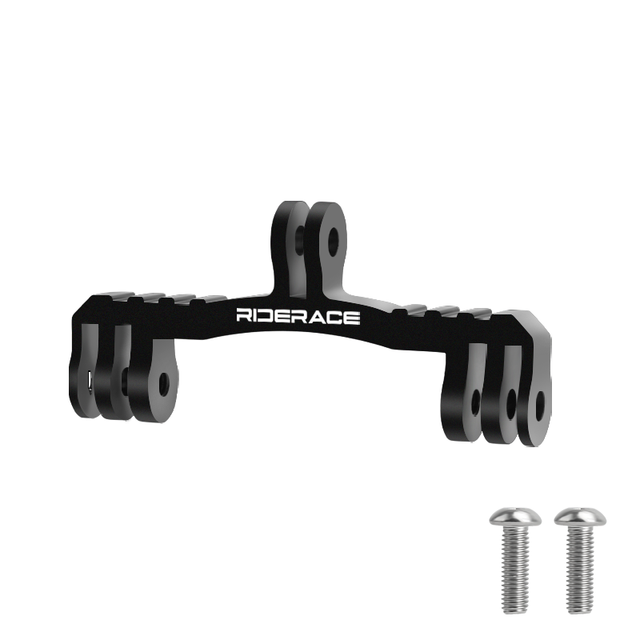 RIDERACE Bicycle Computer Mount Holder Bike Camera Light Mount Dual Bracket for Gopro Hero 11/10/9/8/7/6/5 Stand Adapter